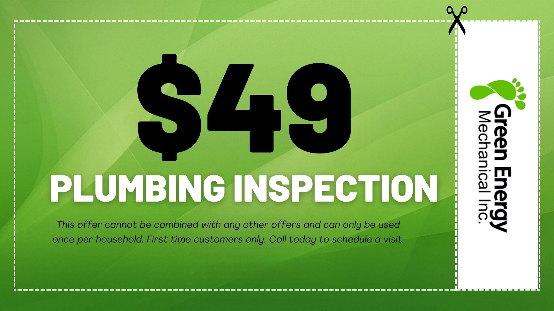 $49 Plumbing Inspection