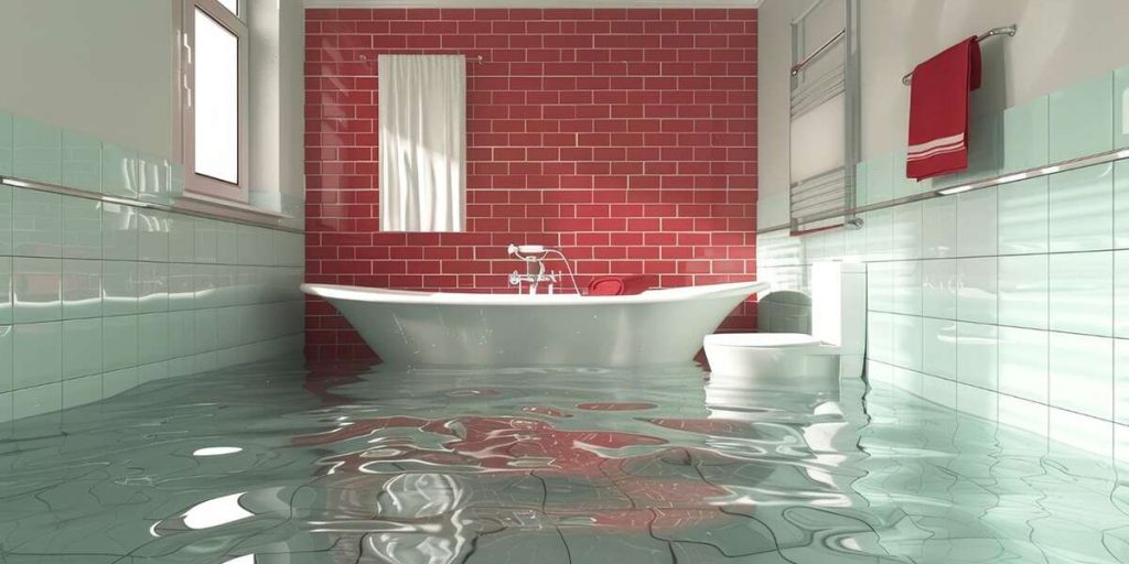 what to do if bathroom floods