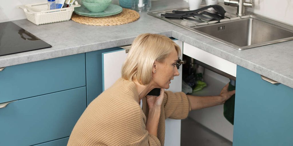 sink leaking underneath