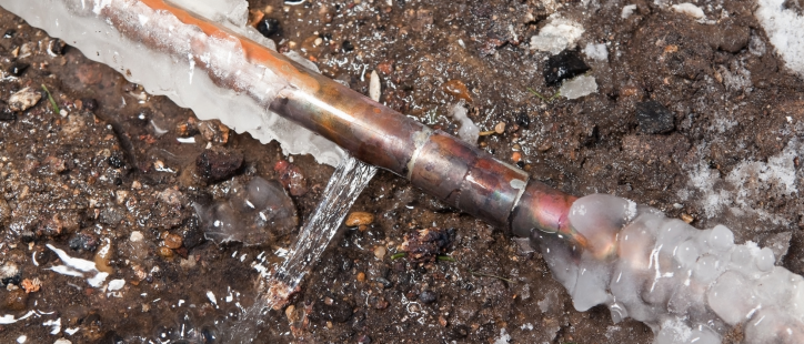 how can you tell if pipes are frozen