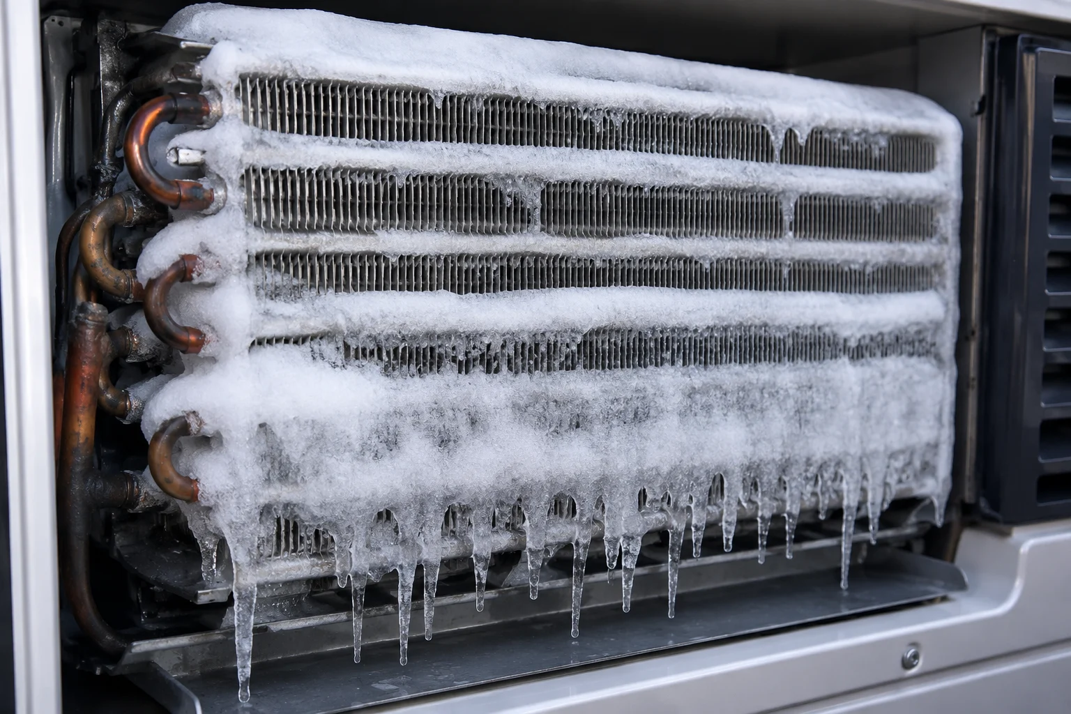 Frozen Evaporator Coils